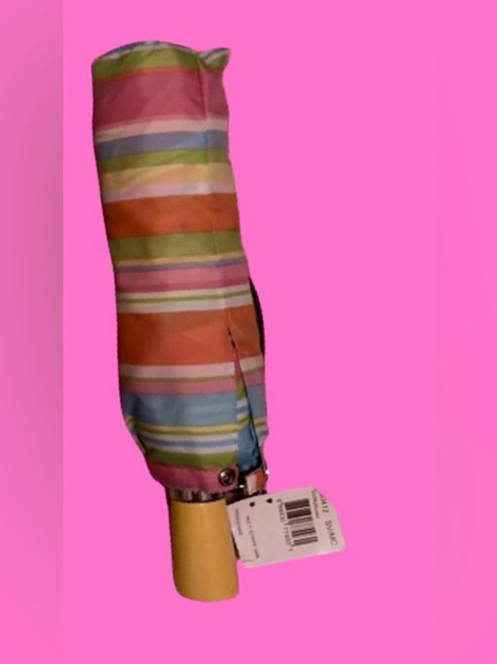 Coach Hampton Pastel Stripe Reversible Graffiti Canvas Purse Tote Bag Y2K - Picture 3 of 4